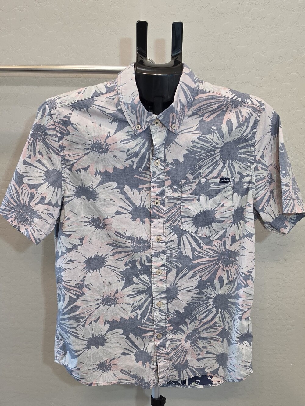 Mens Chubbies You Drive Me Daisy Slub Poplin Friday Shirt